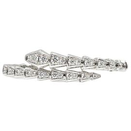 Bulgari Bracciale Serpenti Viper in oro bianco e diamanti Argento
