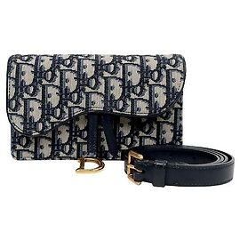Dior Oblique Saddle Gürteltasche Blau