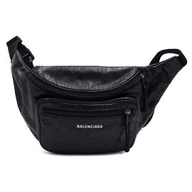 Balenciaga Borsa a tracolla e marsupio unisex Logo Explorer Nero