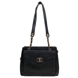 Chanel Borsa a Spalla Black Caviar CC Pocket Nero