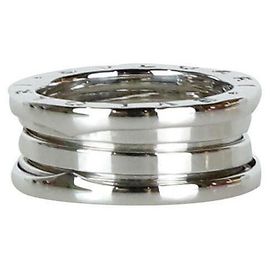 Bulgari Three Band White Gold Ring White