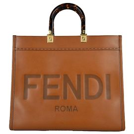 Fendi Bolsa Tote Sunshine Bolsa de Ombro Laranja