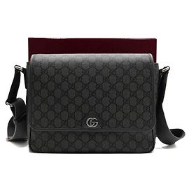 Gucci Borsa a tracolla GG Ophidia grigia Marrone