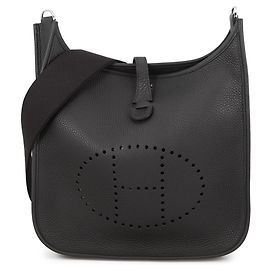 Hermès Borsa a Spalla Hermes Evelyne 3 PM Nero