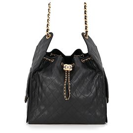 Borsa a Spalla con Catena Chanel Nero