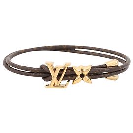 Pulsera Charm Monogram LV Bloom Louis Vuitton Castaño