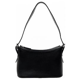 Burberry Nova Check Einflügel-Handtasche Schwarz Schwarz
