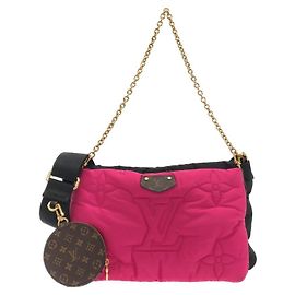 Louis Vuitton LV Pillow Maxi Multi Pochette Accessoires Nero Fuschia