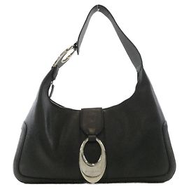 Bulgari Bolsa de ombro preta Bvlgari Preto