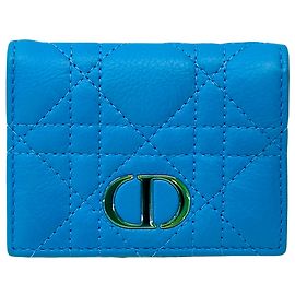 Christian Dior Caro Women's Wallet Blue
