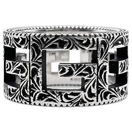 GUCCI Square G Silberner Ring Silber