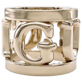Anello per sciarpa Gucci Logo in oro rosa D'oro