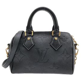 Sac Boston Louis Vuitton Monogram Empreinte Speedy Bandoulière Noir