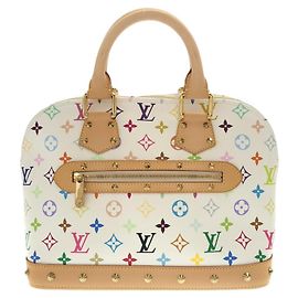Bolsa Louis Vuitton Multicolor Alma PM Branco Multicor