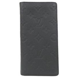 Cartera Louis Vuitton Taurillon Monogram Brazza Negro