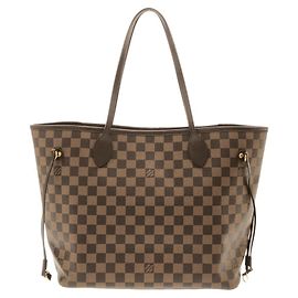 Bolsa Louis Vuitton Damier Neverfull MM Marrom