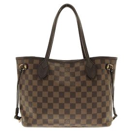 Bolsa Louis Vuitton Damier Neverfull PM Marrom