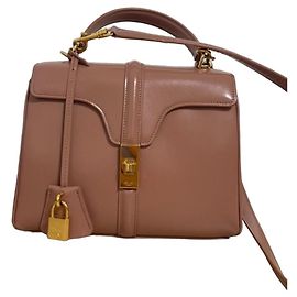 Céline Celine 16 Small Bag aus glattem Kalbsleder Pink