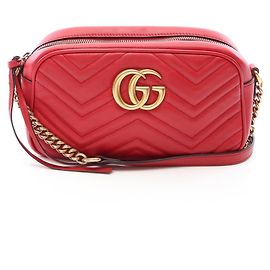 Bolso de Hombro Gucci GG Marmont Roja