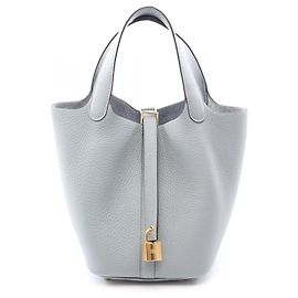 Hermès Sac à main Hermes Picotin Lock PM Bleu