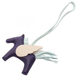 Hermès Charm Hermes Rodeo Pegasus PM Bleu Écru Violet