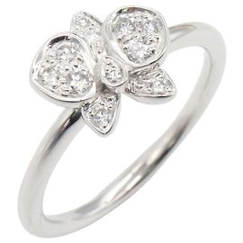 Cartier Caresse d'Orchidée Diamond Ring Silvery Other