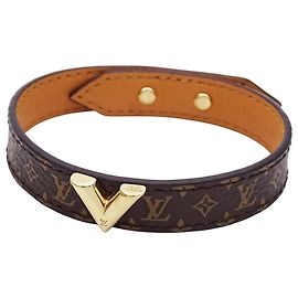 Pulsera Charm Monogram Louis Vuitton Castaño Monograma