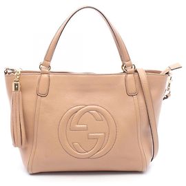 Bolsa 2 formas Gucci Soho Interlocking G Rosa