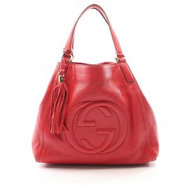 Gucci Soho Cellarius Interlocking G Tote Bag Rot