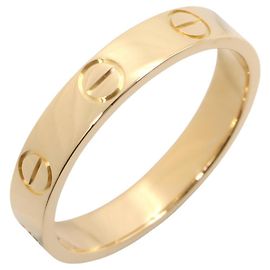 Cartier Mini Love Ring in 18K Yellow Gold Golden