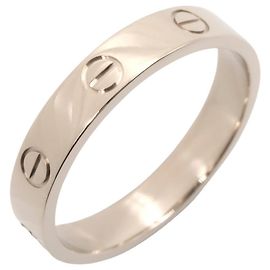 Anel Mini Love da Cartier em ouro branco 18K Prata