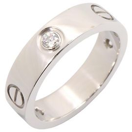 Anillo Cartier Love 3PD en oro blanco de 18K Plata Otro