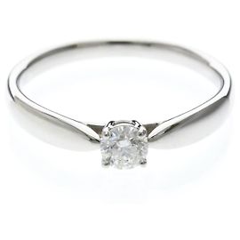 Tiffany & Co. Harmony Solitaire Platinum with RBC Diamond 0.23CT Silvery