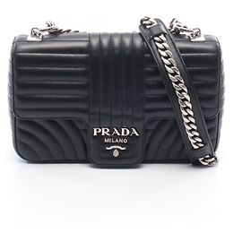 Borsa a Spalla Prada Diagram Chain Nero