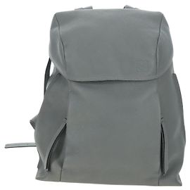 Sac à dos Loewe T en cuir Marron