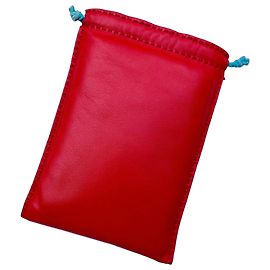 Pilo leather clutch in red Hermès box Red