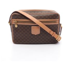 Céline Bolsa de Ombro Celine Macadam Marrom