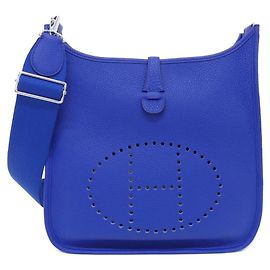 Hermès Borsa a Spalla Hermes Evelyne 3 PM Blu