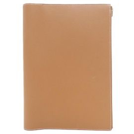 Hermès Protège-carnet Hermes EA Zip A4 Doré