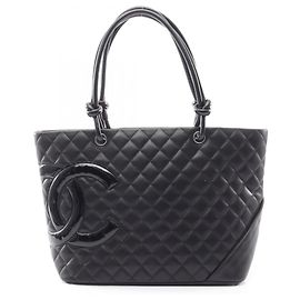 Borsa Tote Large Chanel Cambon Line Nero