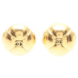 Pendientes Chanel Coco Mark Clover Dorado
