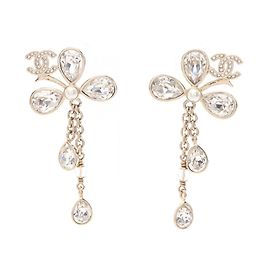 Boucles d'oreilles Coco Mark Flower Drop de Chanel Doré Autre