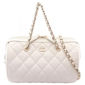 Borsa a Spalla 2-Way Matelassé Chanel Bianco