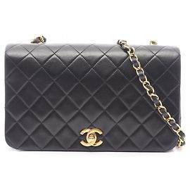 Bolsa Chanel Matelassé Full Flap Preto