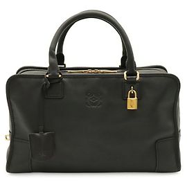 Loewe Amazona 36 Anagram Handbag Black