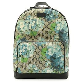 Gucci GG Blooms Supreme Backpack Blue Multiple colors
