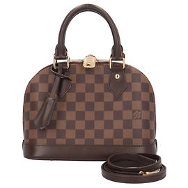 Borsa a tracolla Louis Vuitton Alma BB Damier Marrone