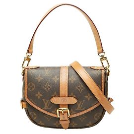 Bolsa Louis Vuitton Monogram Saumur BB Marrom