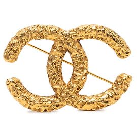 Spilla Chanel Coco Mark Lava D'oro
