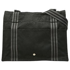Hermès Borsa a tracolla e a spalla Hermes Fourre-Tout Bassas MM Marrone Nero